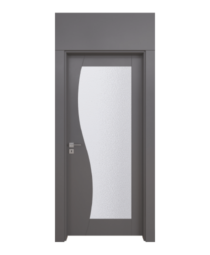 BY-257V Porte intérieure Laqué Vitrée